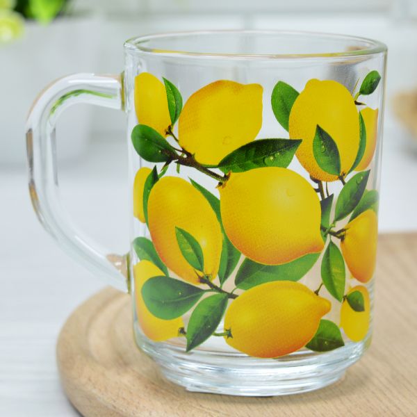 Mug for tea 200ml. art.335-D "Lemons"